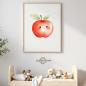 Preview: Buegelbild fröhlicher Apfel